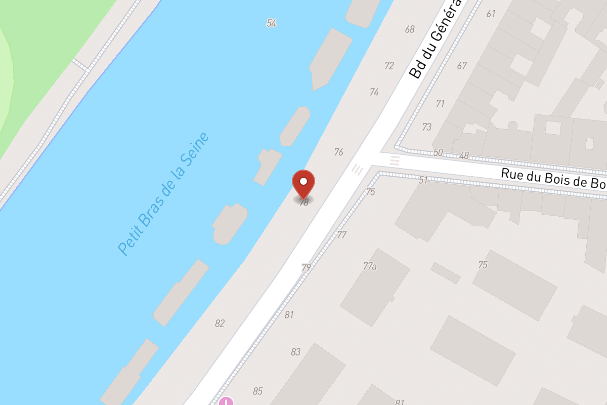 Plan de situation — 78 Boulevard du Général Koenig