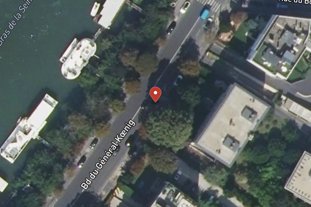 Vue satellite — 79 Boulevard du Général Koenig