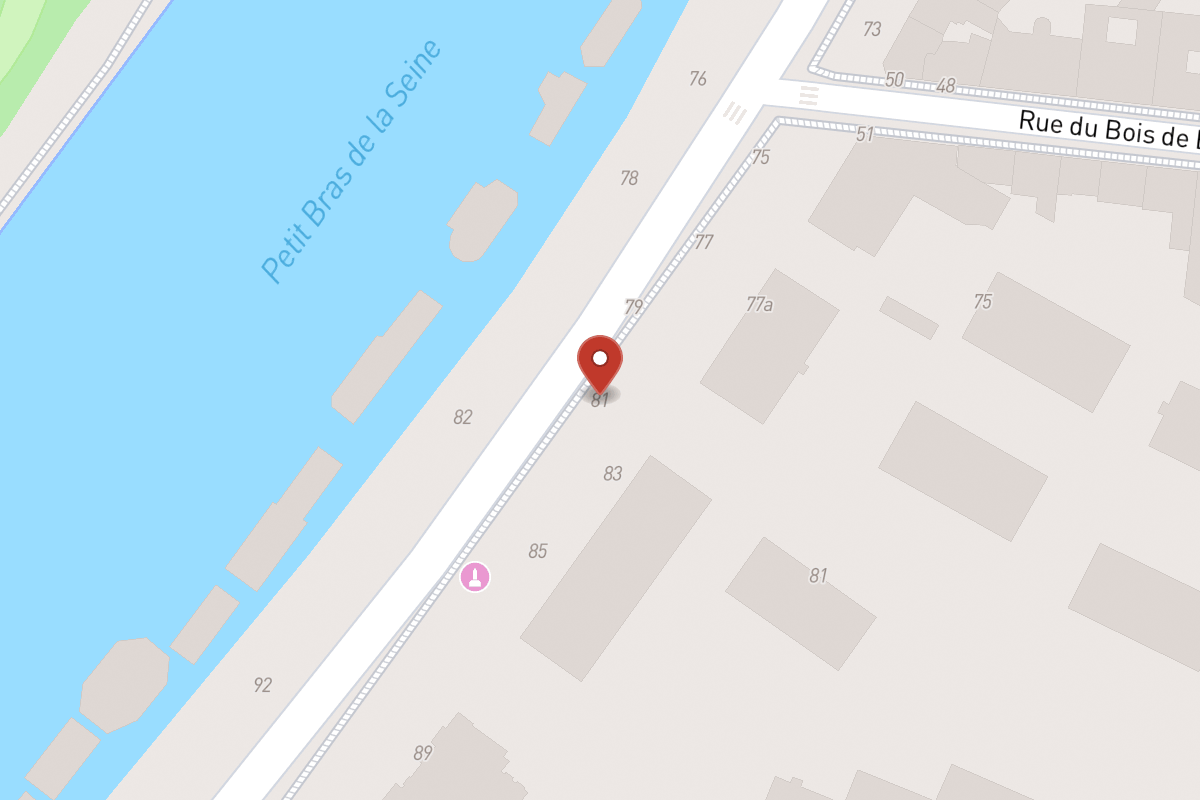Plan de situation — 81 Boulevard du Général Koenig