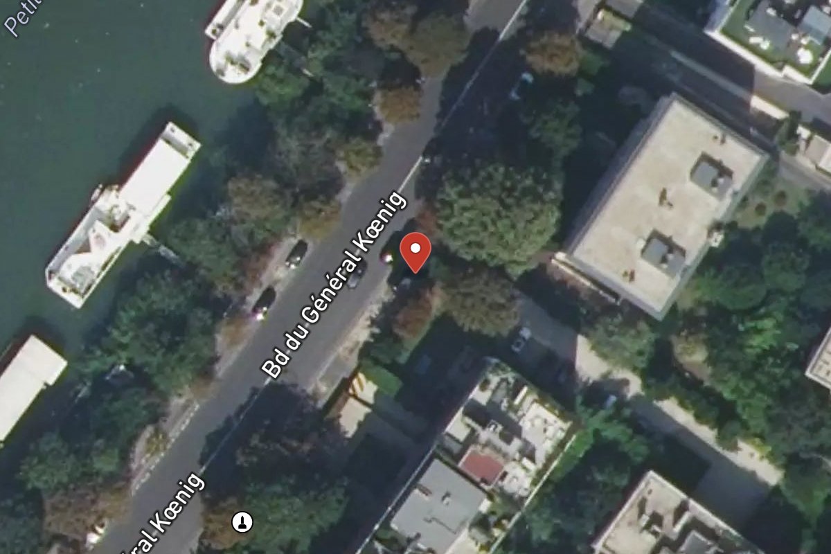 Vue satellite — 81 Boulevard du Général Koenig
