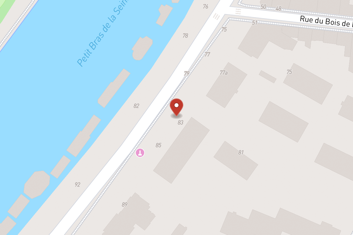 Plan de situation — 83 Boulevard du Général Koenig