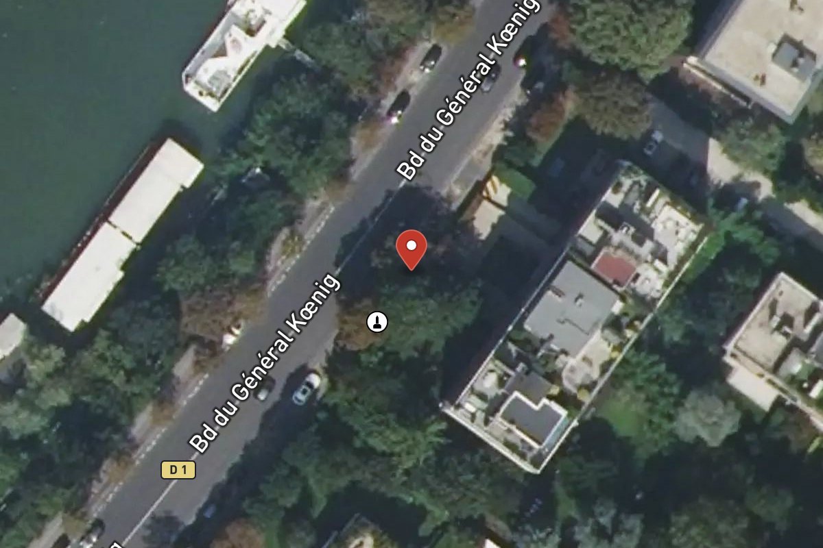 Vue satellite — 85 Boulevard du Général Koenig