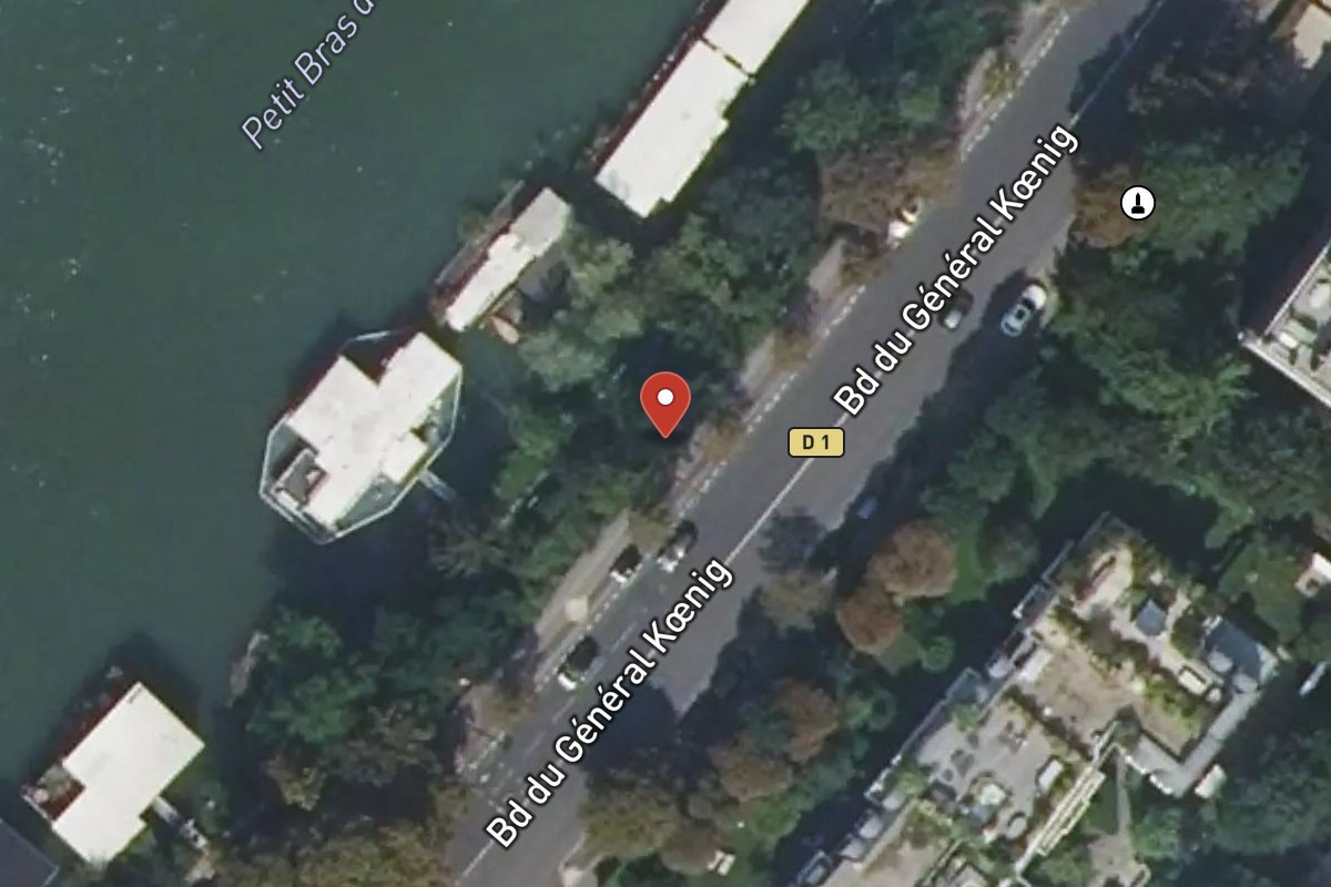 Vue satellite — 92 Boulevard du Général Koenig