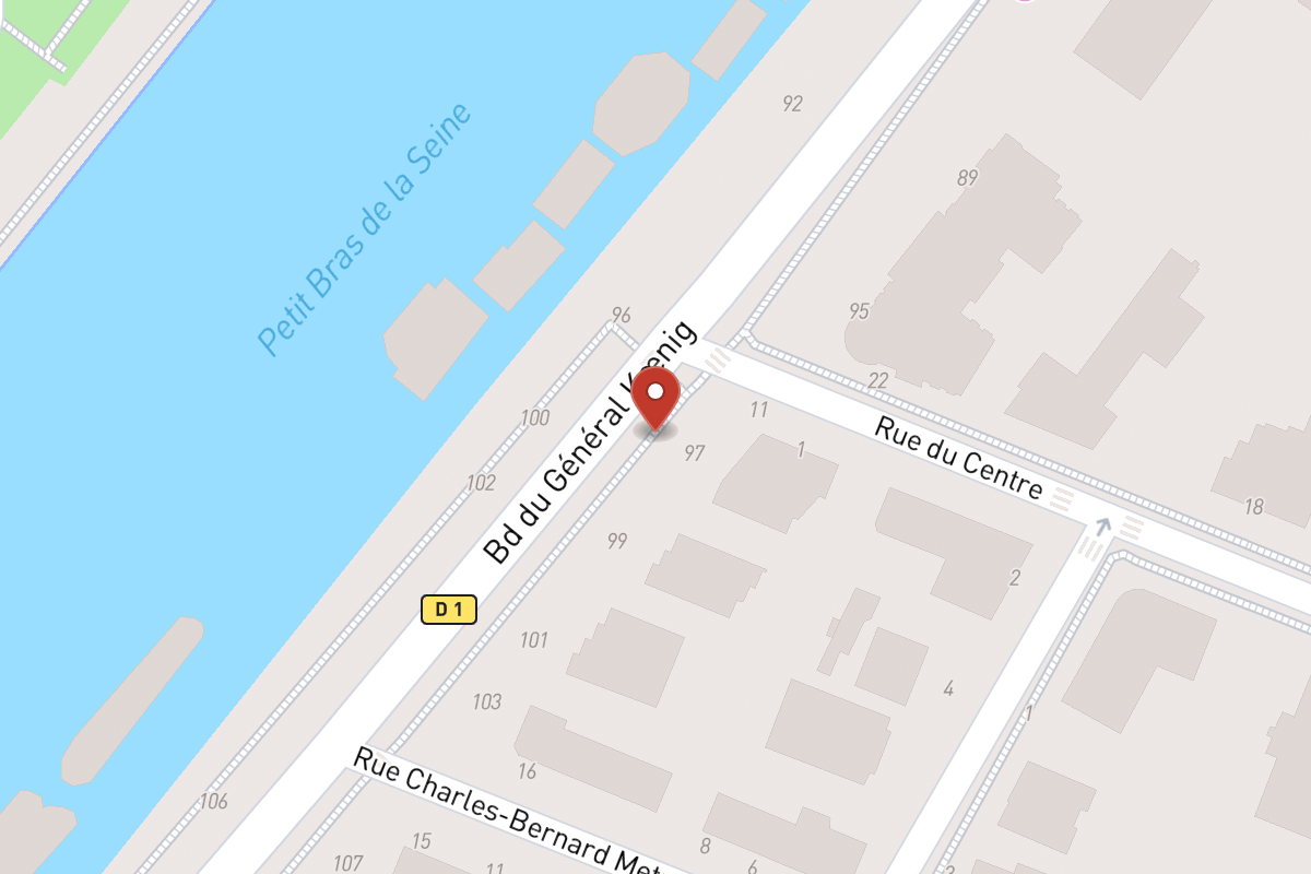 Plan de situation — 97 Boulevard du Général Koenig
