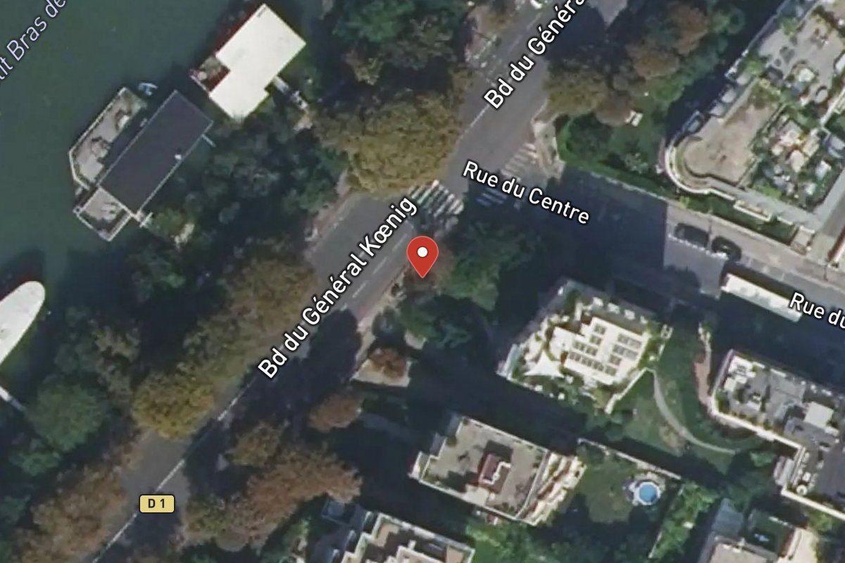 Vue satellite — 97 Boulevard du Général Koenig