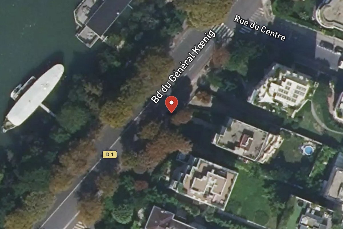 Vue satellite — 99 Boulevard du Général Koenig
