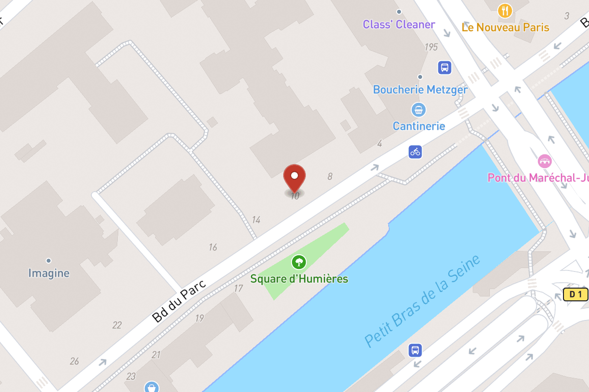 Plan de situation — 10 Boulevard du Parc