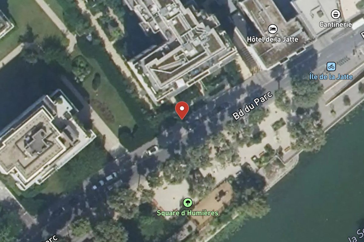 Vue satellite — 10 Boulevard du Parc