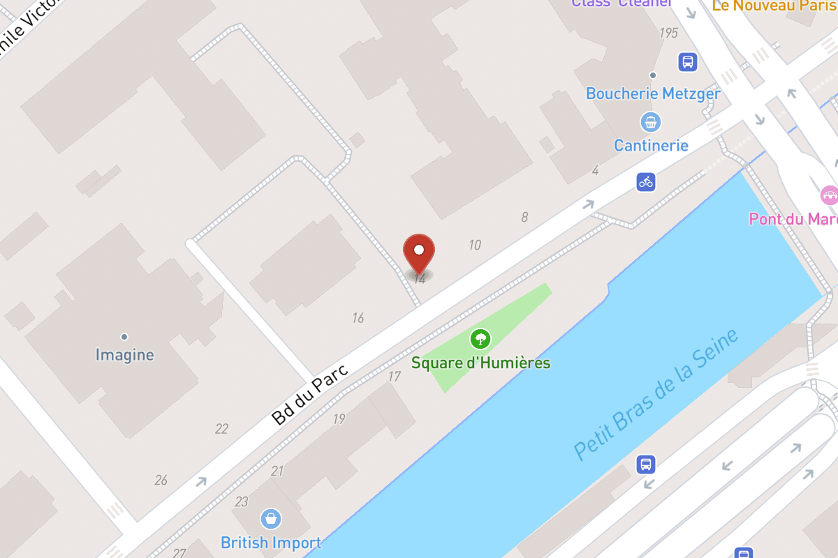 Plan de situation — 14 Boulevard du Parc