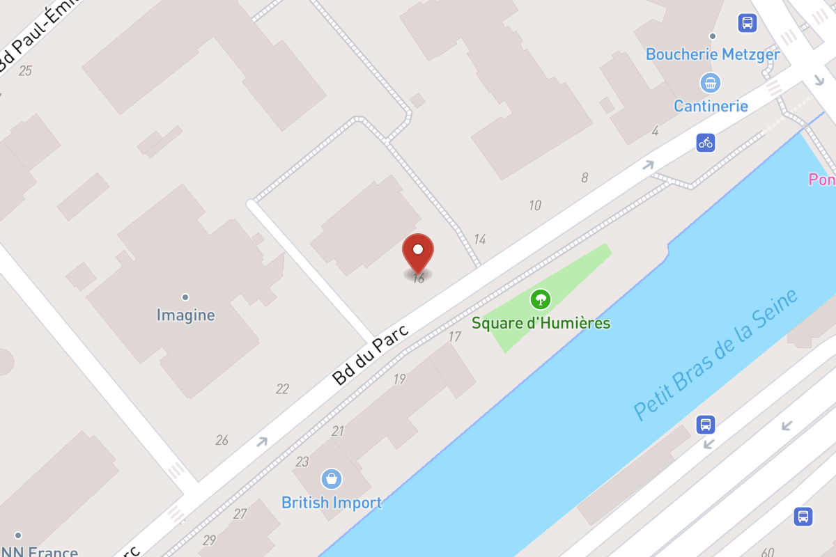 Plan de situation — 16 Boulevard du Parc