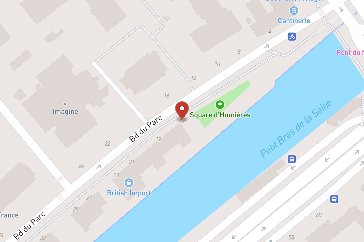 Plan de situation — 17 Boulevard du Parc