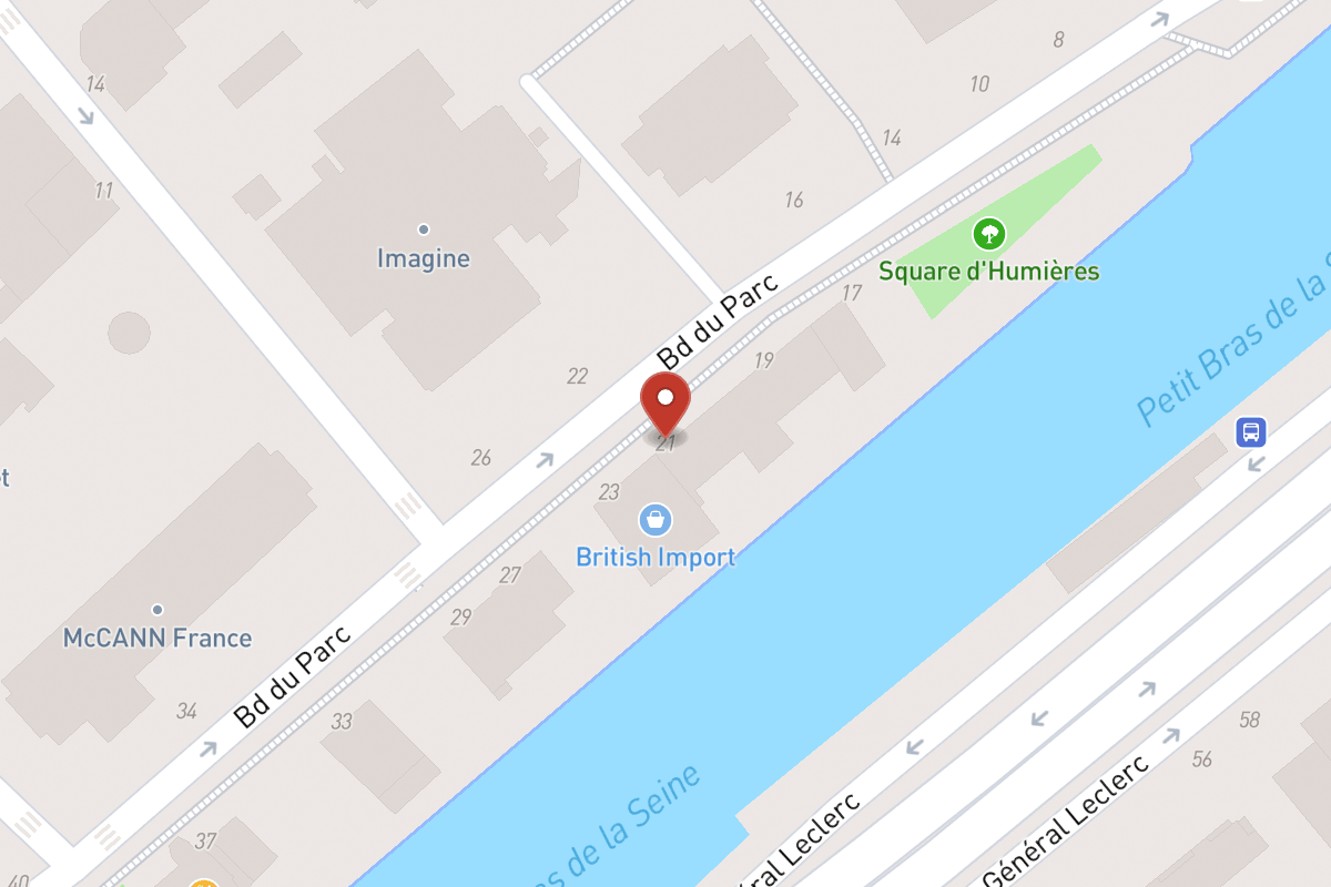 Plan de situation — 21 Boulevard du Parc