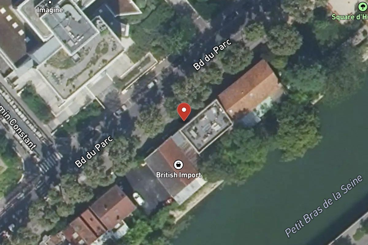 Vue satellite — 21 Boulevard du Parc