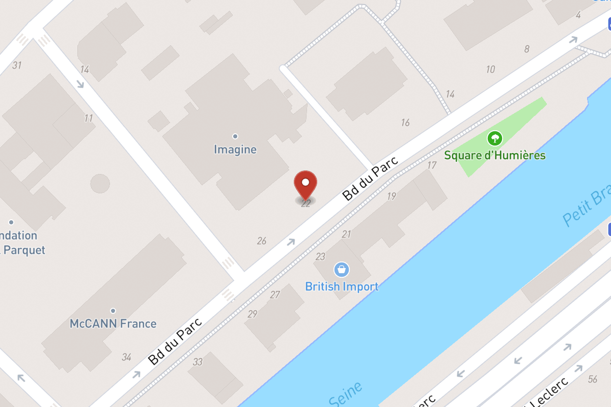 Plan de situation — 22 Boulevard du Parc
