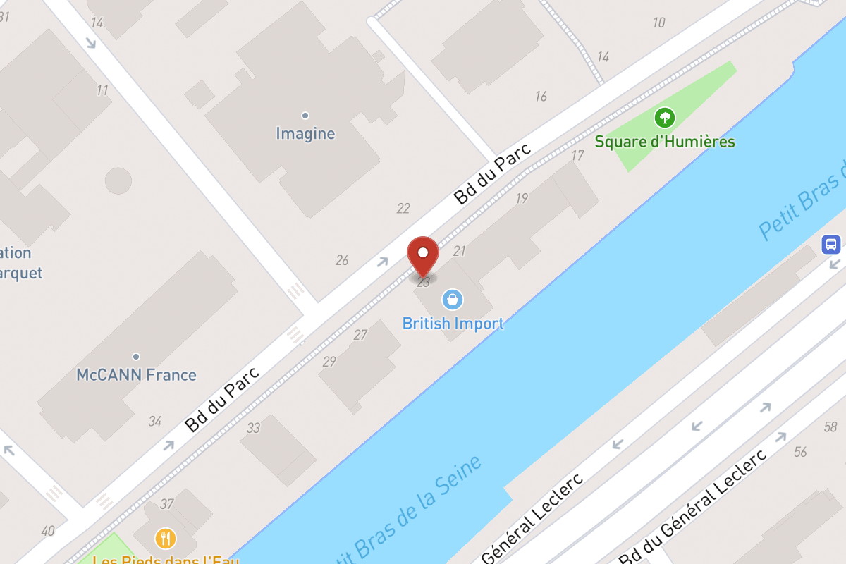 Plan de situation — 23 Boulevard du Parc