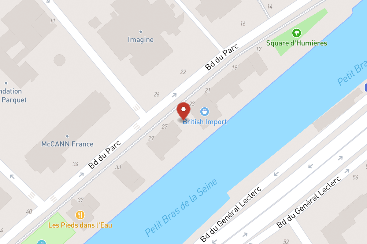 Plan de situation — 25 Boulevard du Parc