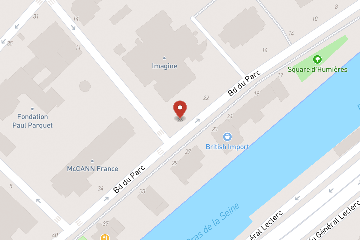 Plan de situation — 26 Boulevard du Parc