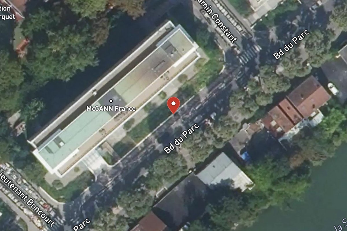 Vue satellite — 28 Boulevard du Parc
