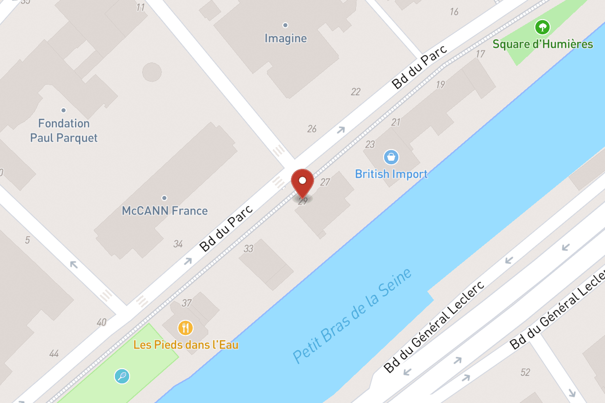 Plan de situation — 29 Boulevard du Parc