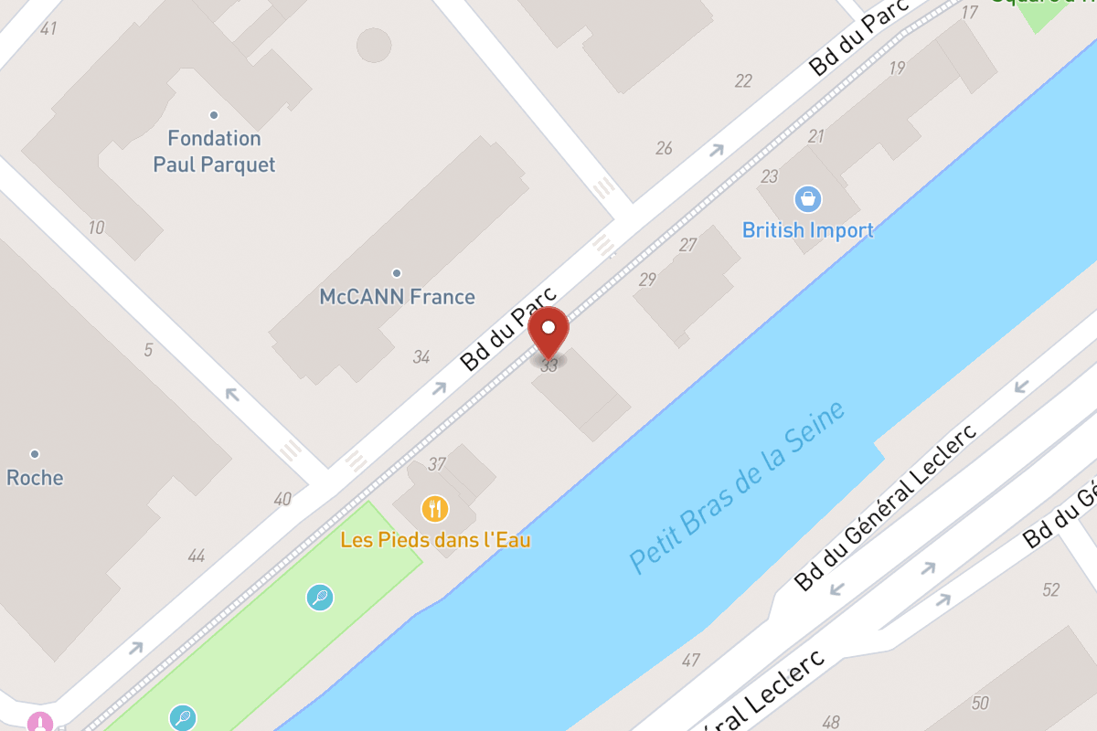 Plan de situation — 33 Boulevard du Parc