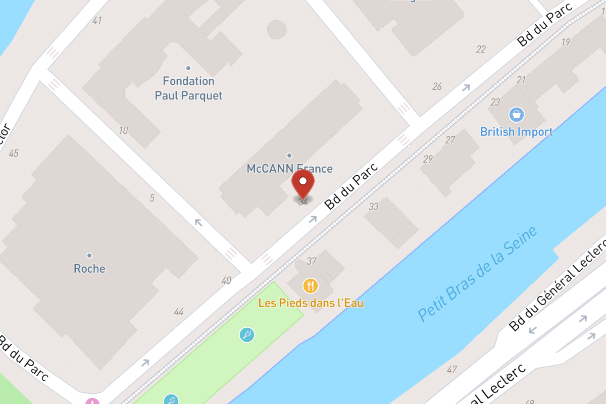 Plan de situation — 34 Boulevard du Parc