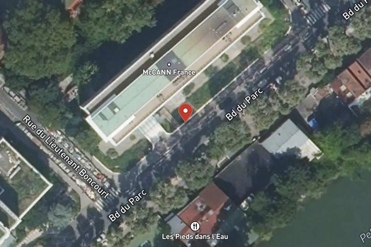 Vue satellite — 34 Boulevard du Parc