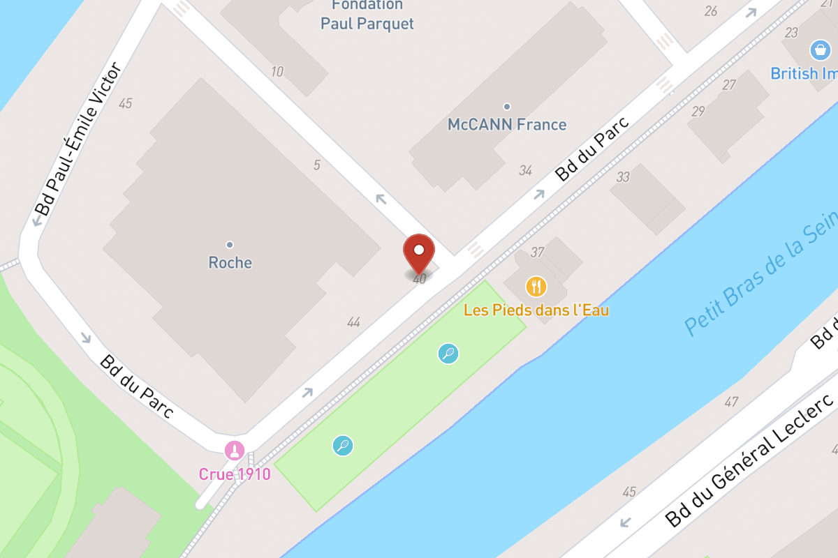 Plan de situation — 40 Boulevard du Parc