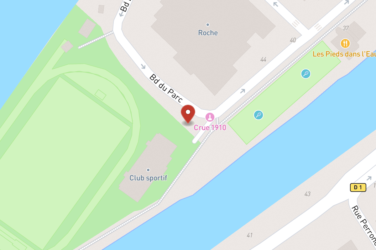 Plan de situation — 55 Boulevard du Parc