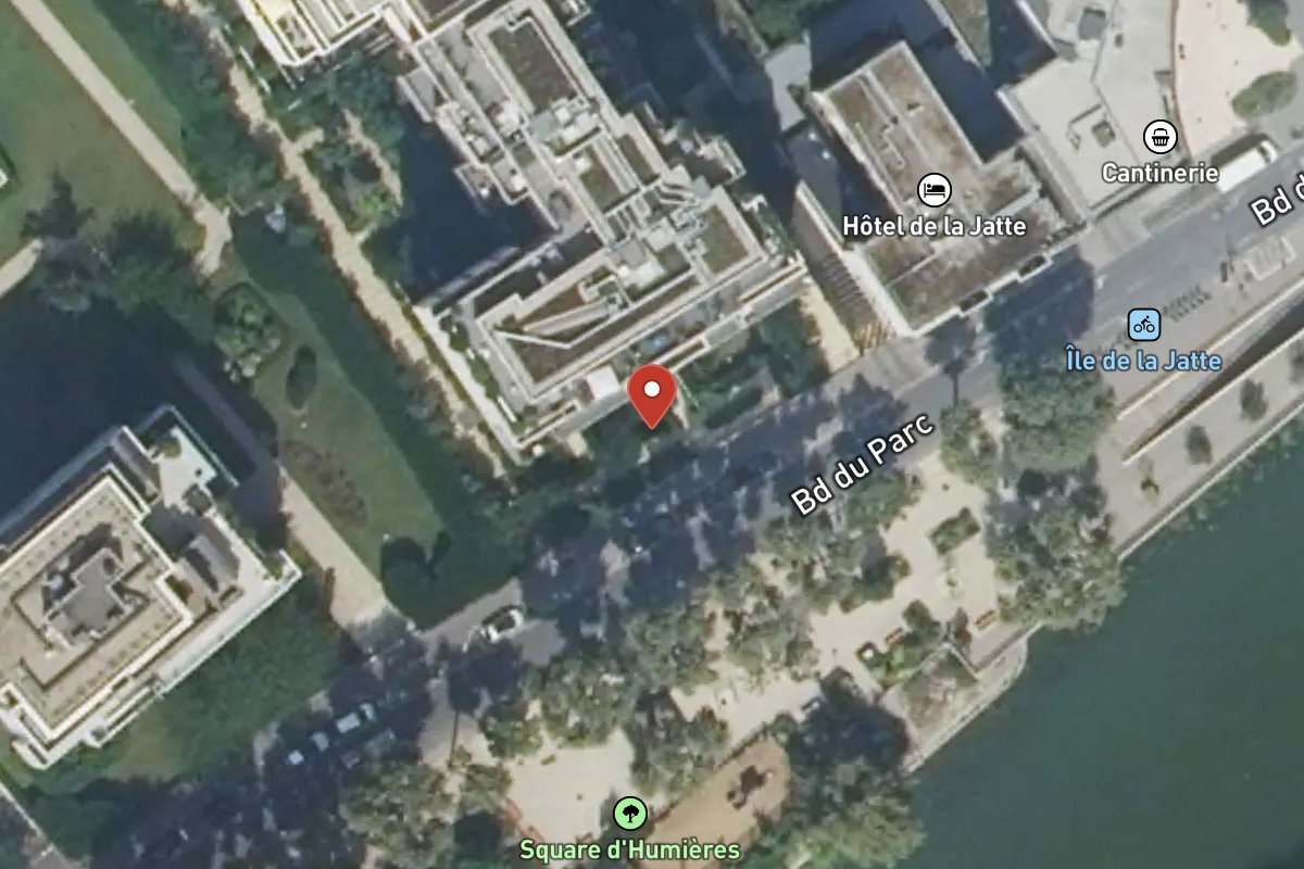 Vue satellite — 6 Boulevard du Parc