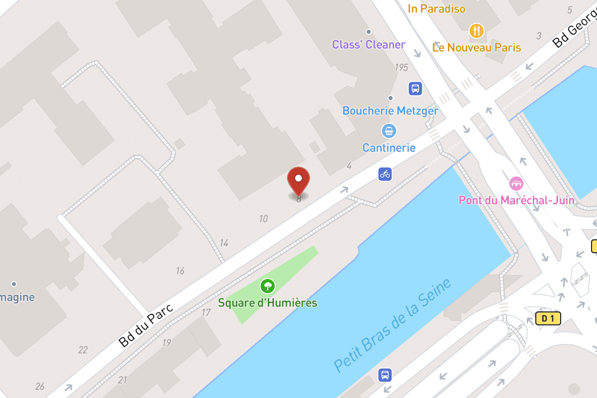 Plan de situation — 8 Boulevard du Parc