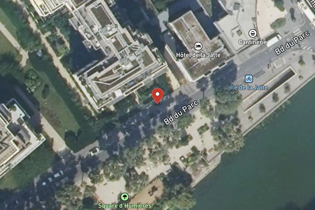 Vue satellite — 8 Boulevard du Parc