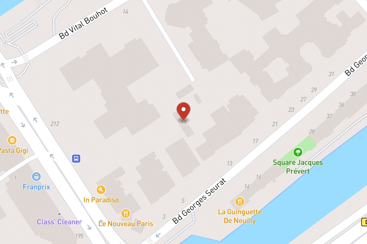 Plan de situation — 11BIS Boulevard Georges Seurat