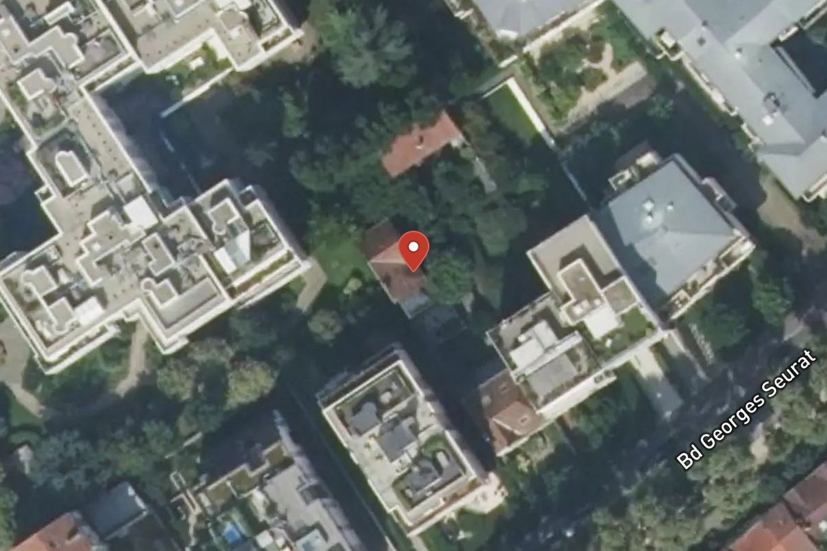 Vue satellite — 11BIS Boulevard Georges Seurat