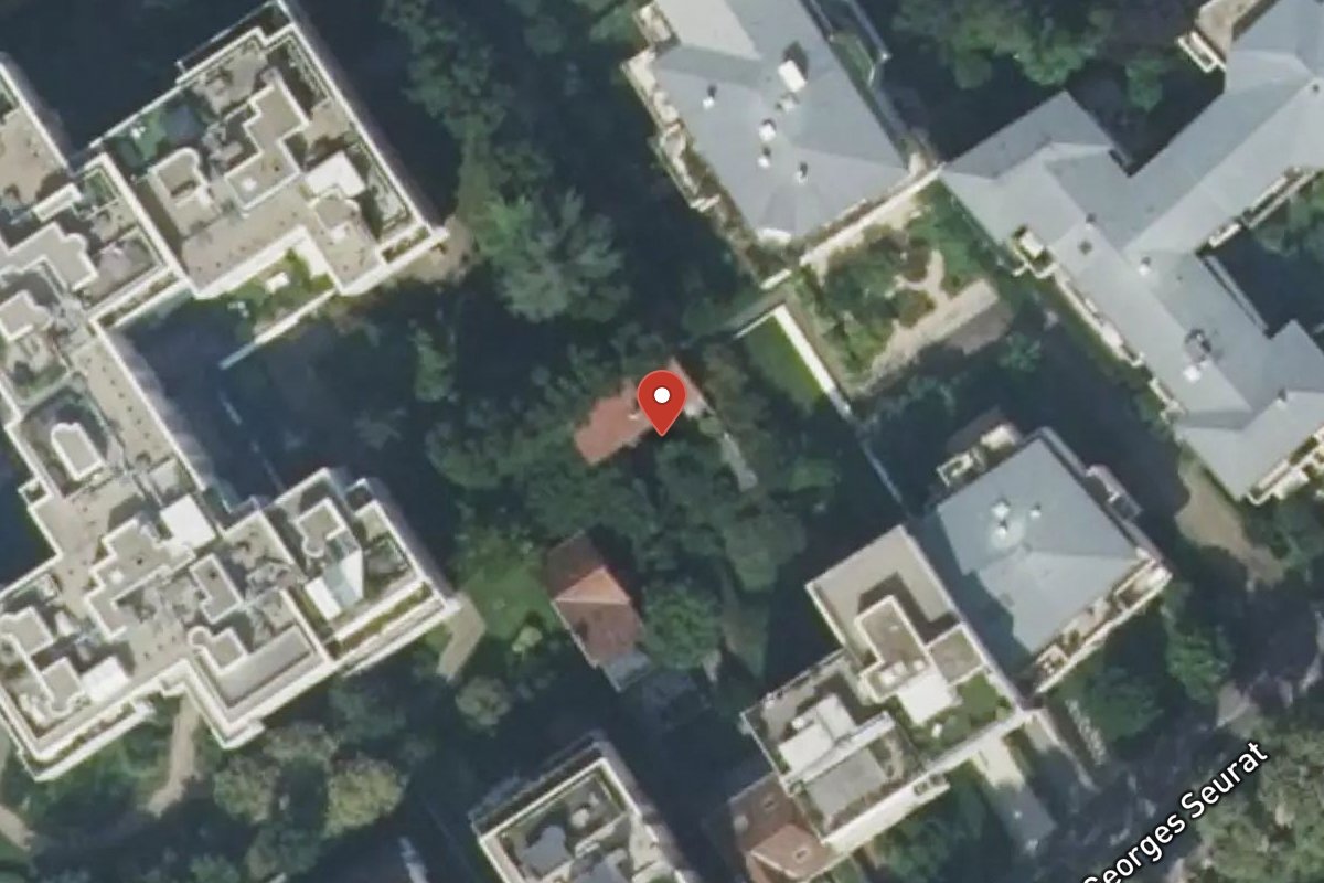 Vue satellite — 11TER Boulevard Georges Seurat