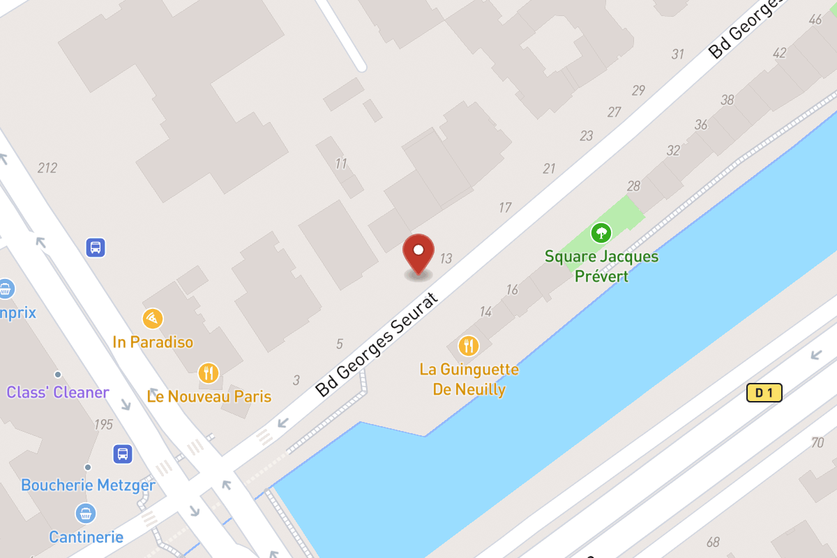 Plan de situation — 11 Boulevard Georges Seurat