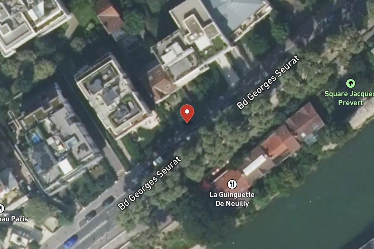 Vue satellite — 11 Boulevard Georges Seurat