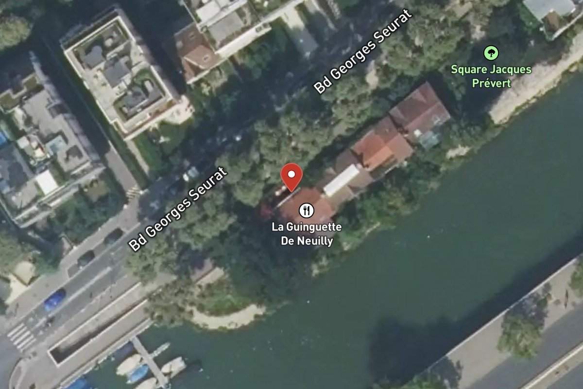 Vue satellite — 12 Boulevard Georges Seurat