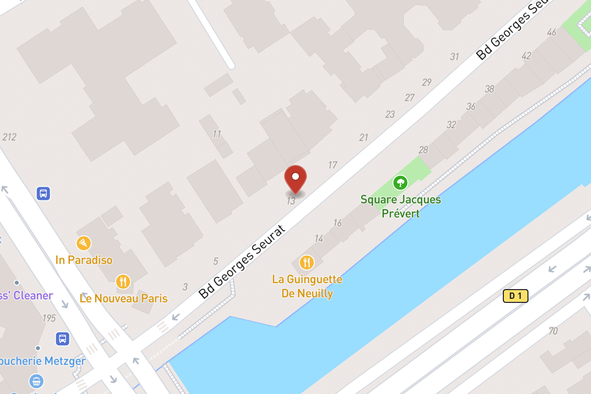 Plan de situation — 13BIS Boulevard Georges Seurat