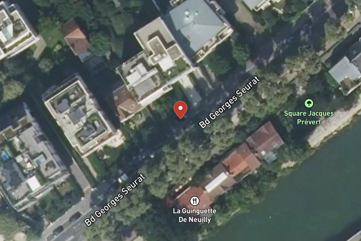 Vue satellite — 13BIS Boulevard Georges Seurat
