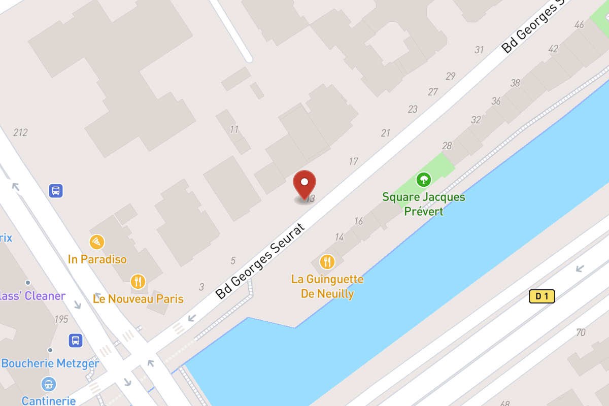 Plan de situation — 13 Boulevard Georges Seurat