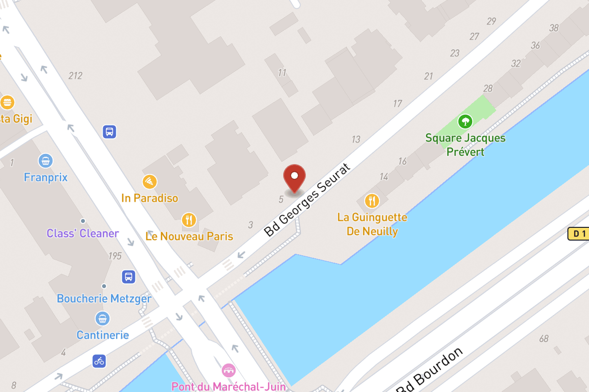 Plan de situation — 15BIS Boulevard Georges Seurat