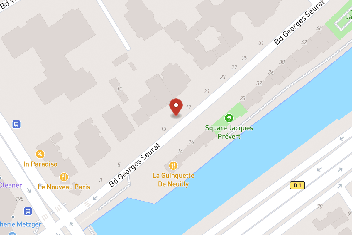 Plan de situation — 15 Boulevard Georges Seurat
