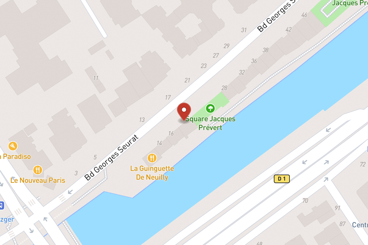 Plan de situation — 18 Boulevard Georges Seurat