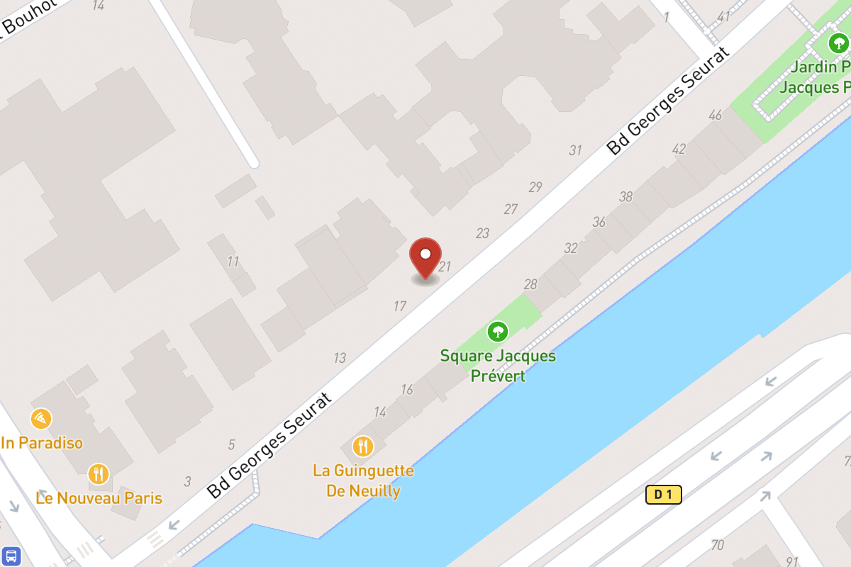 Plan de situation — 19 Boulevard Georges Seurat