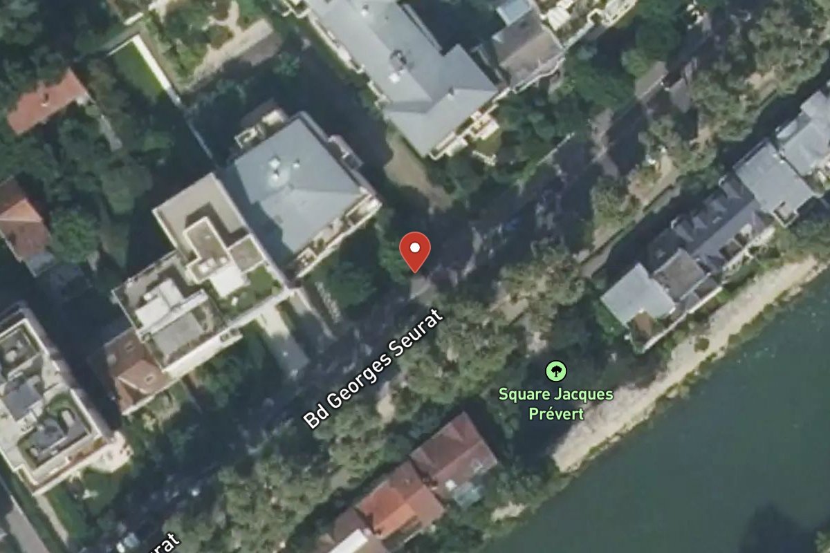 Vue satellite — 19 Boulevard Georges Seurat
