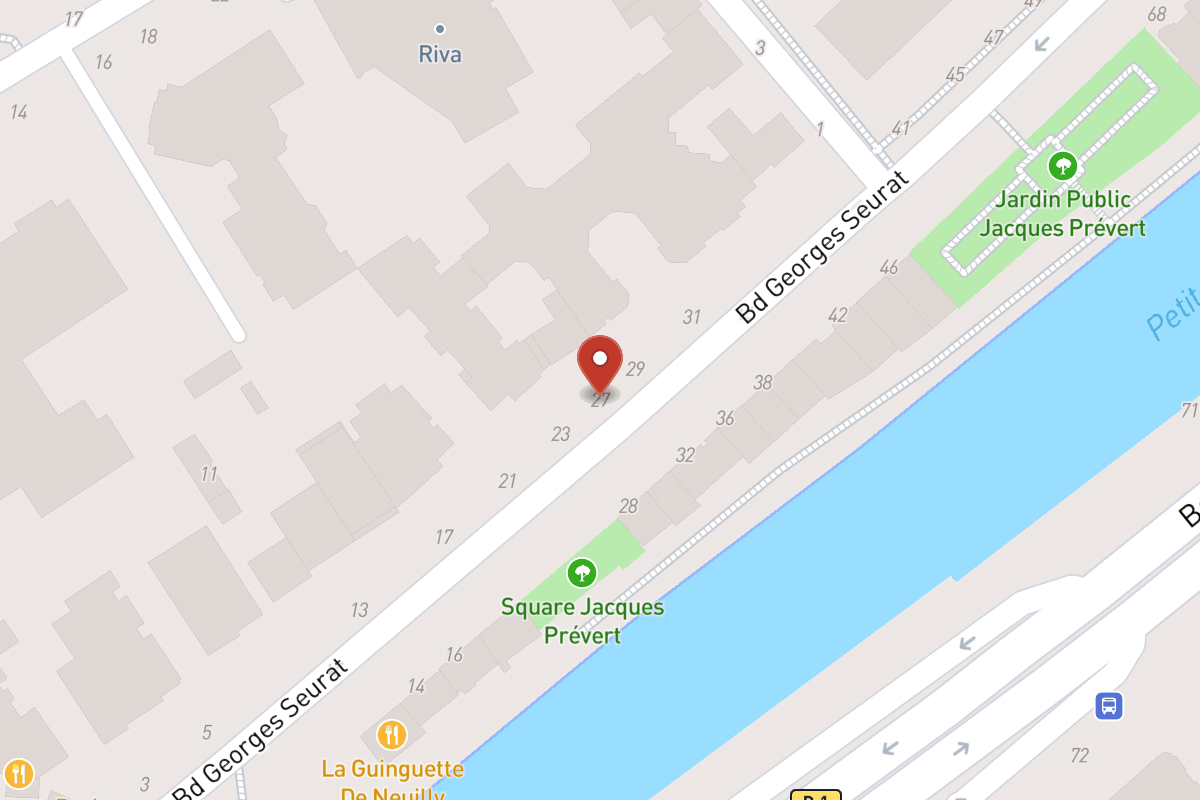 Plan de situation — 27 Boulevard Georges Seurat