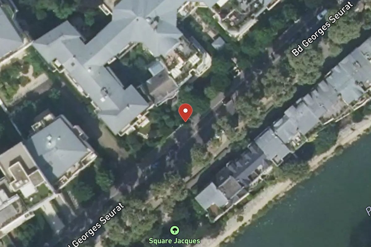 Vue satellite — 27 Boulevard Georges Seurat