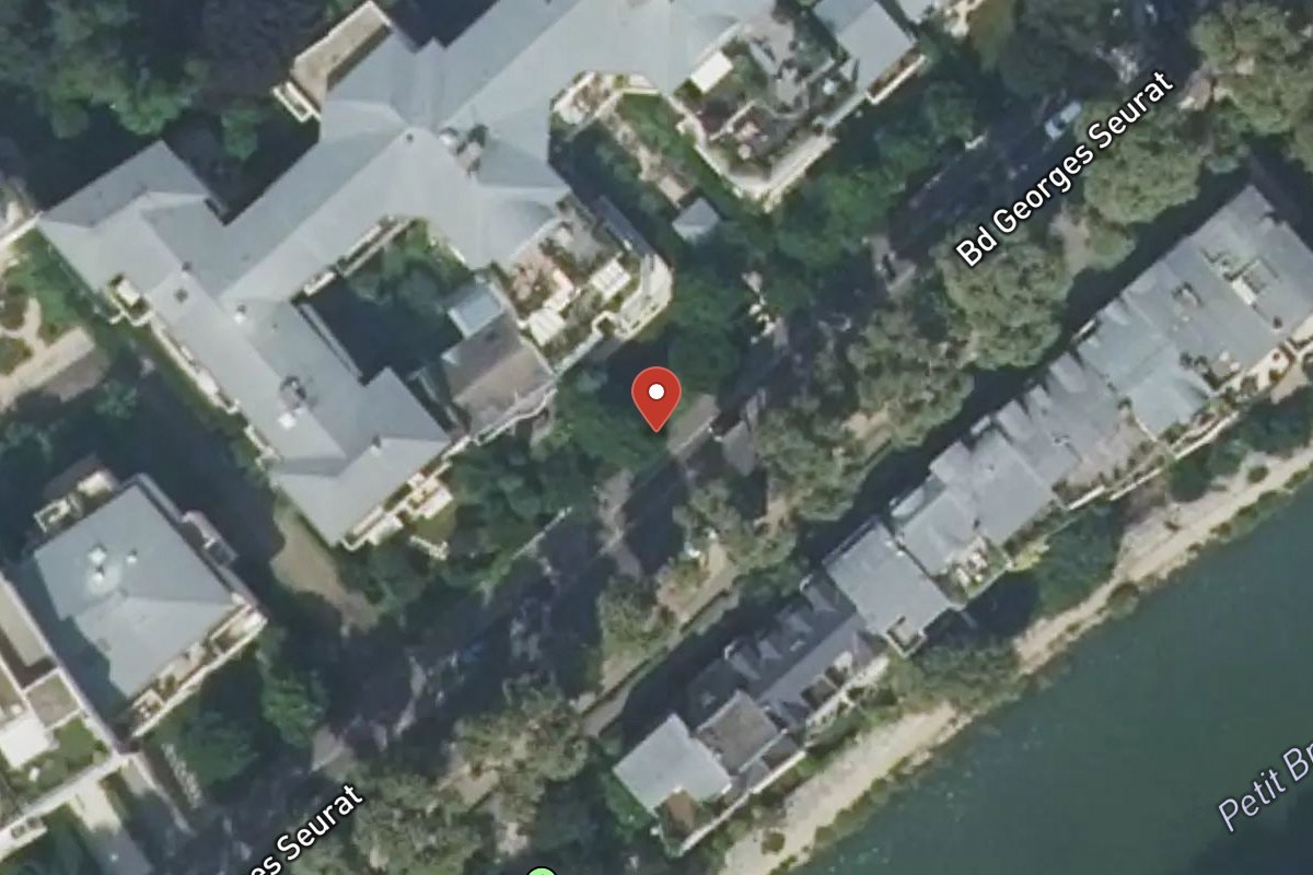 Vue satellite — 29 Boulevard Georges Seurat
