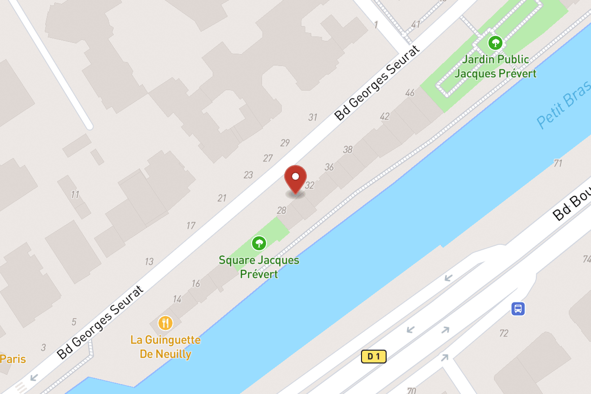 Plan de situation — 30 Boulevard Georges Seurat