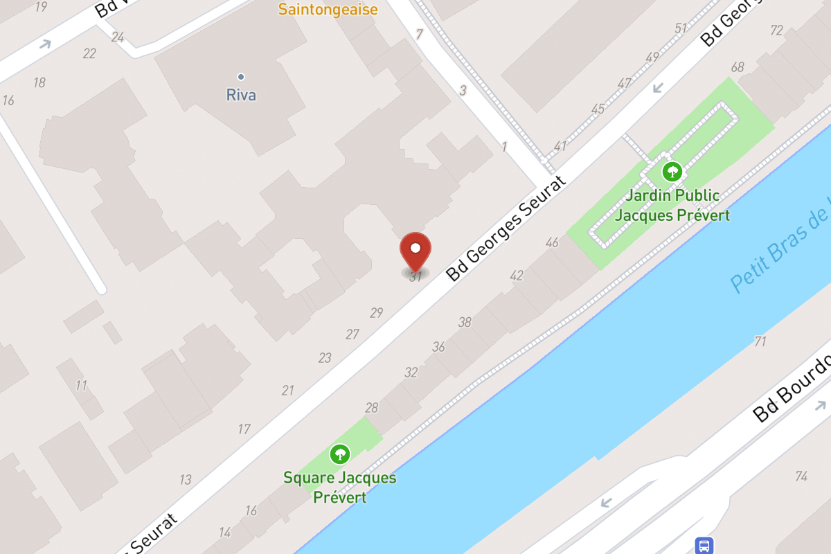 Plan de situation — 31 Boulevard Georges Seurat